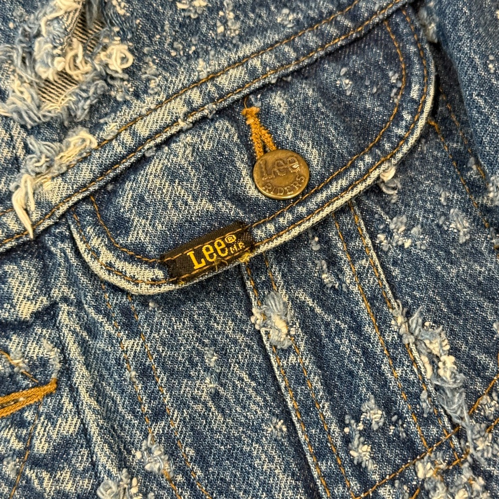 Budweiser Red Patch Denim Jacket - image 3